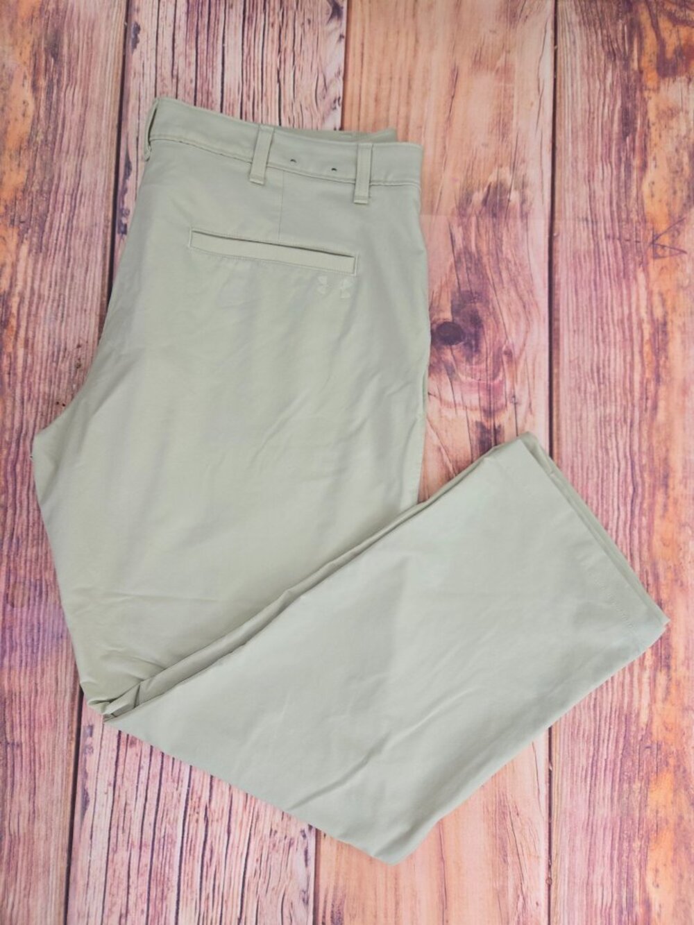 Under Armour Mens Khaki Performance Pants Size 40x30